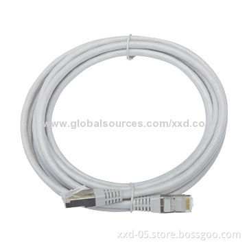 Bare Copper Patch Cord with AL Foil Shield, 0.95 to 1.0mm HDPE Insulation